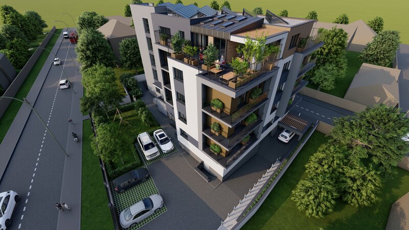 Raul Doamnei, Ghidigeni, bloc nou garsoniera 40 mp