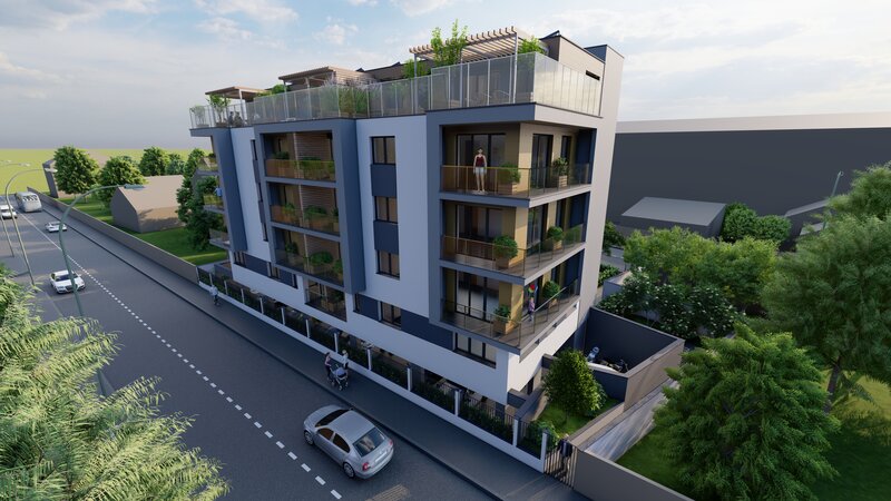 Raul Doamnei, Ghidigeni, bloc nou garsoniera 40 mp